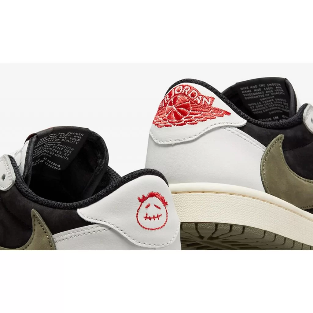 Travis Scott x Air Jordan 1 Low "Olive" Green Mens Wmns Restock Outfit Reps Outfit Travis Scott x Air Jordan 1 Low "Olive" Green Mens Wmns Restock Outfit Reps Outfit